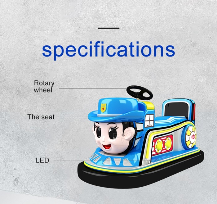 Children Battery Car Dream Train 2 Remote Control Ride On Train Bumper Cars