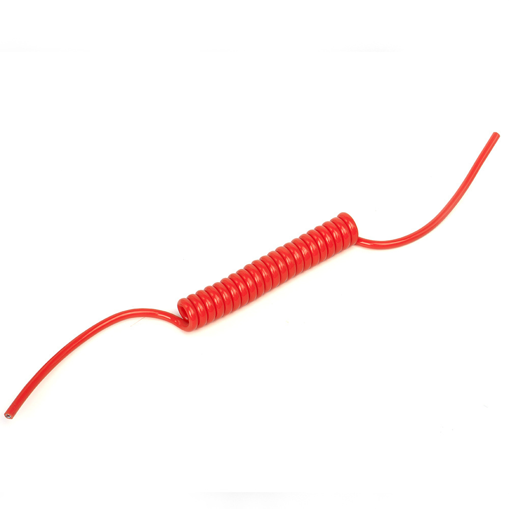PVC Sheath Flame Retardant Extension Lead Spiral Curly Spring Power Cable