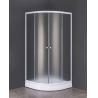 Buy cheap 5mm Frost Tempered Glass Shower Cubicle with Quadrant Shower Tray from wholesalers