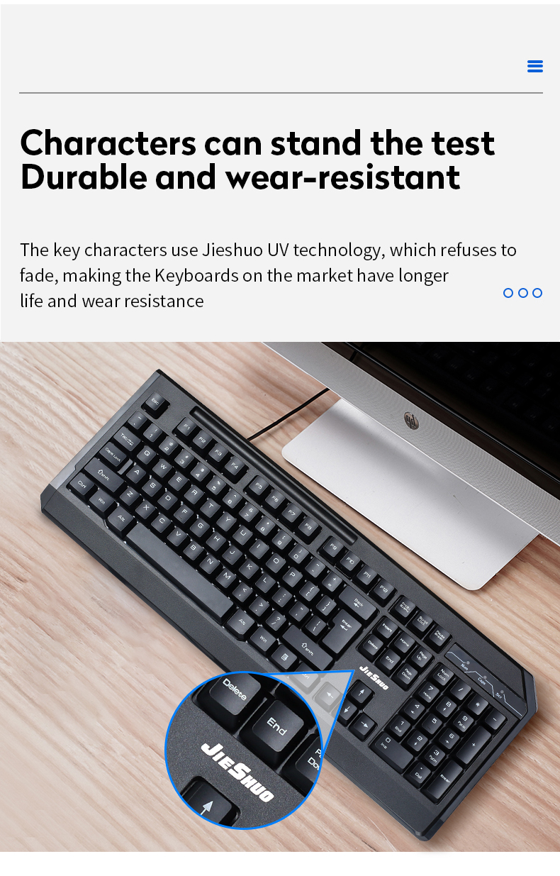FCC Computer Desktop Accessories OEM Mechanical Keyboard And Mouse Combo
