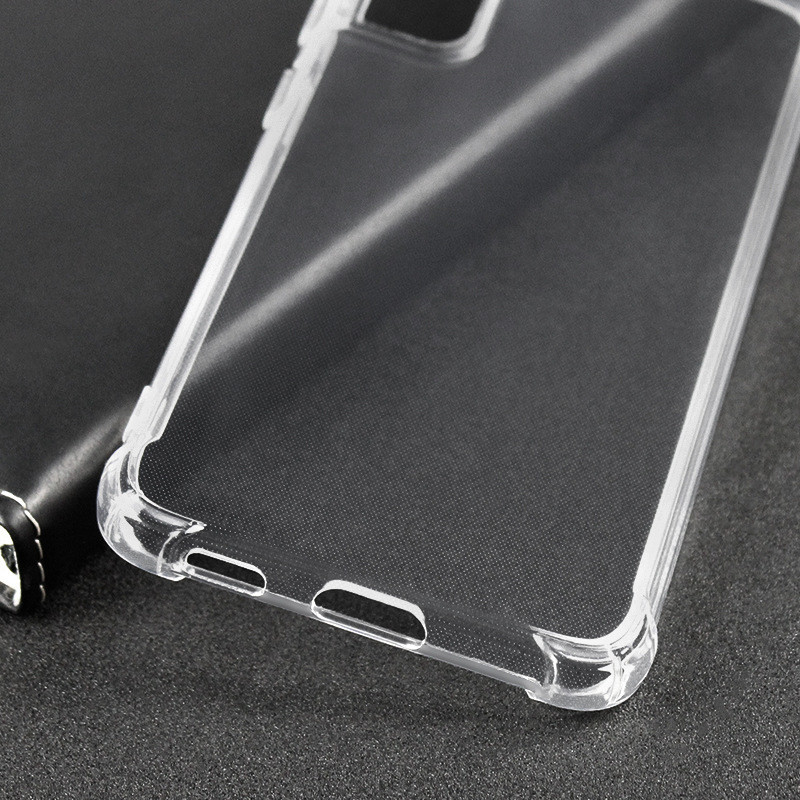 Transparent Shockproof Phone Cases For Samsung Galaxy S21 Fe Tpu Material
