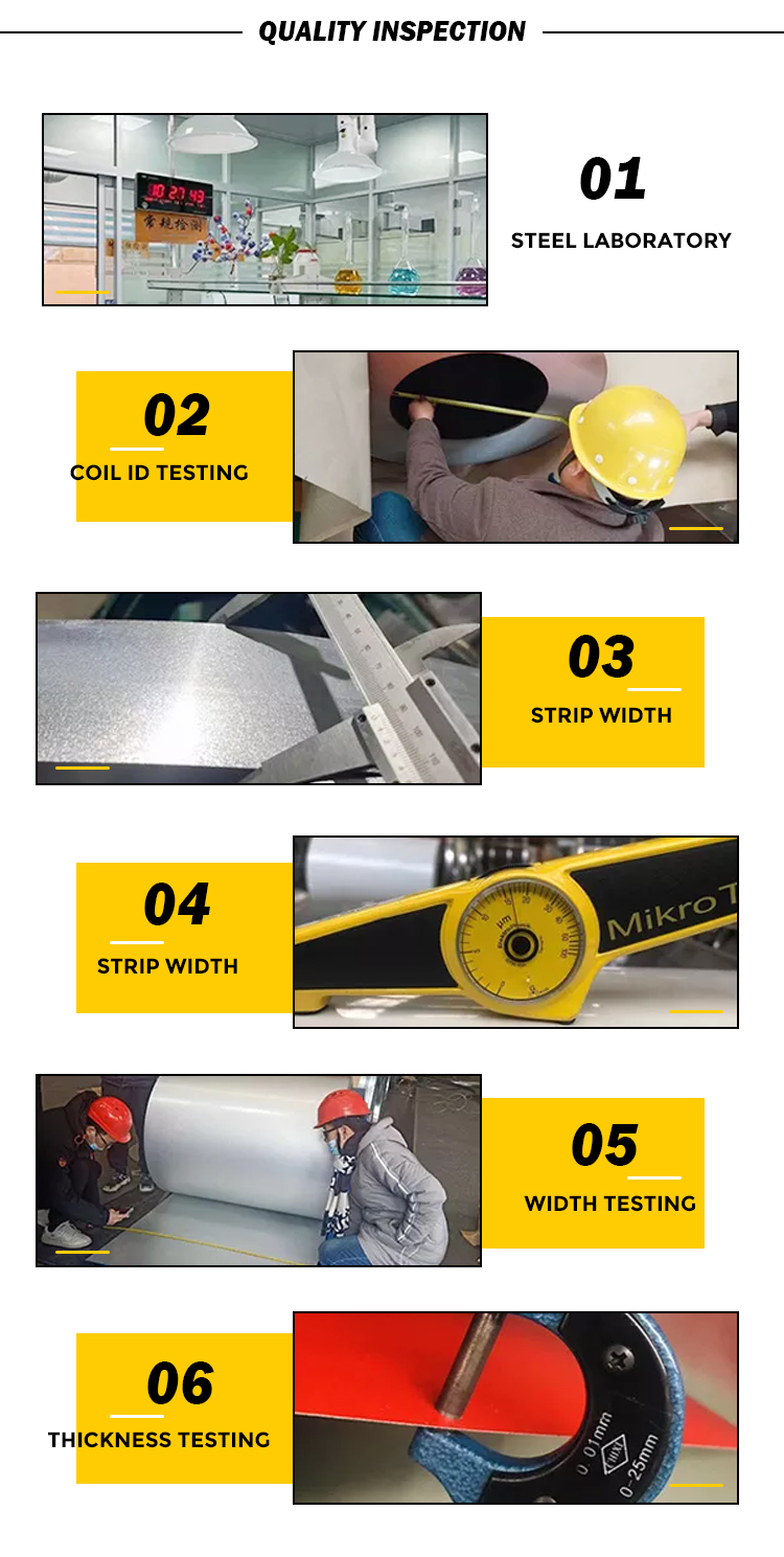 Customizable Length Ppgi Pre-painted Steel Coil with White Color and Grade Galvanized