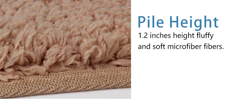 Non Slip Microfiber Bathroom Tub Mat Machine Washable