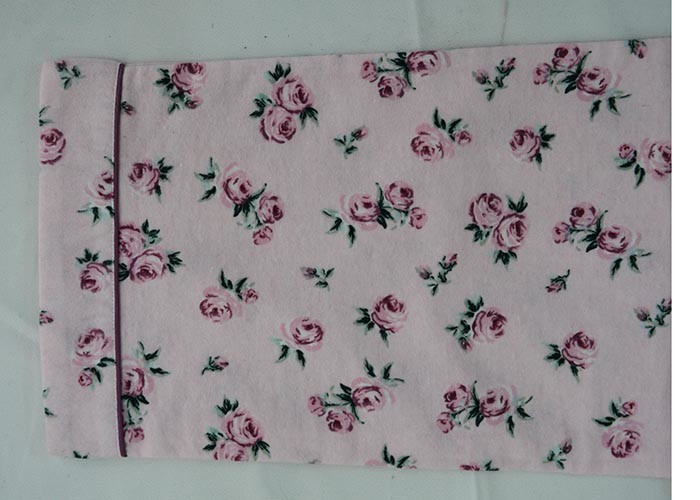 100% Cotton Flannel Womens Button Up Pajama Sets With Piping And Long Pants