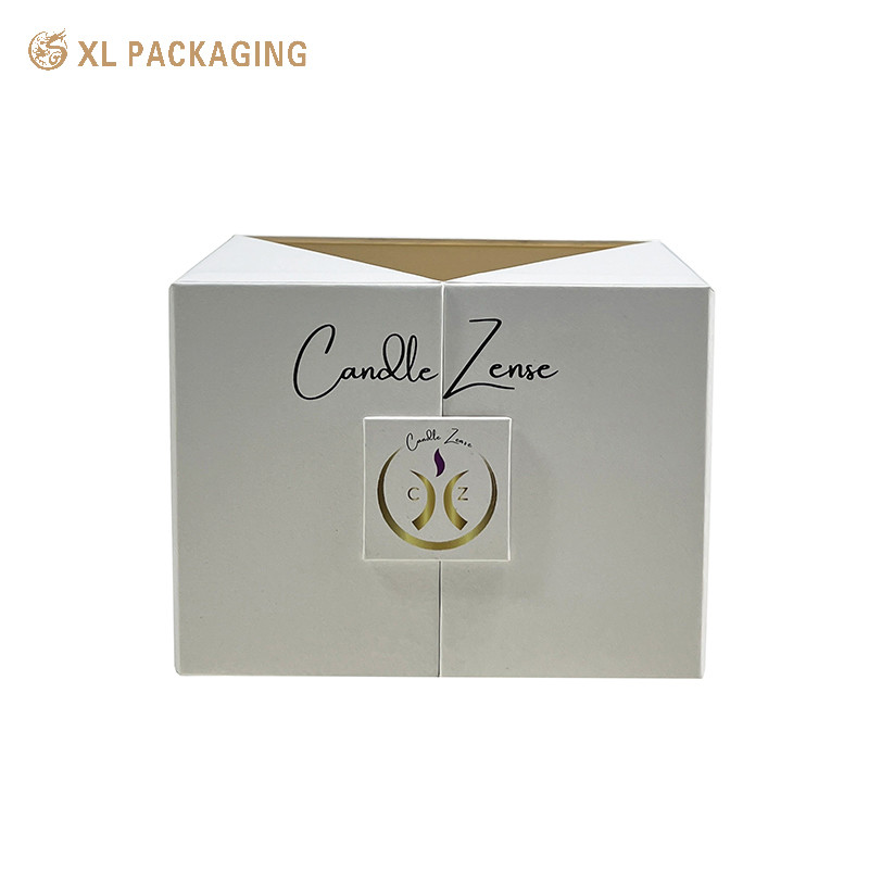 Customized Luxury Double Door Magnet Box Fashion Perfume Skin Care Cosmetic Cardboard Packaging Box For Gift Sets