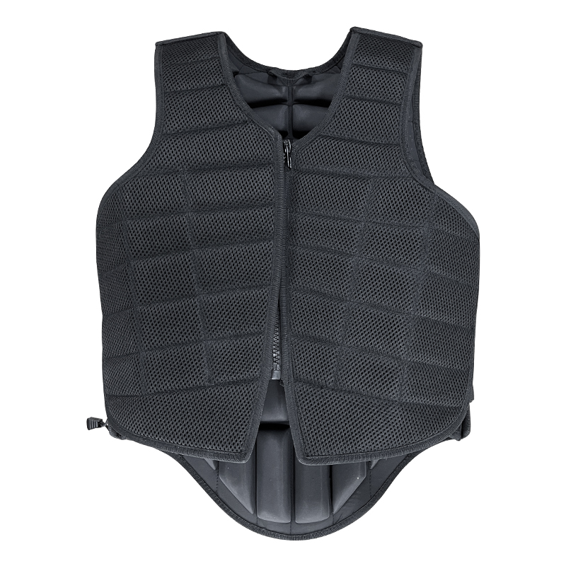 Outdoor Equestrian Activities Essential Certified Block Foam Padded Black Unisex Vest
