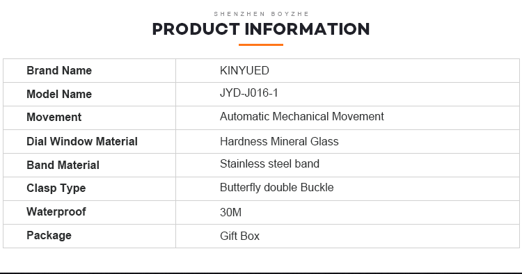 KINYUED Bracelet High Quality Quartz Movement Watches Fashion Sky Starry Stainless Steel Ladies watch.