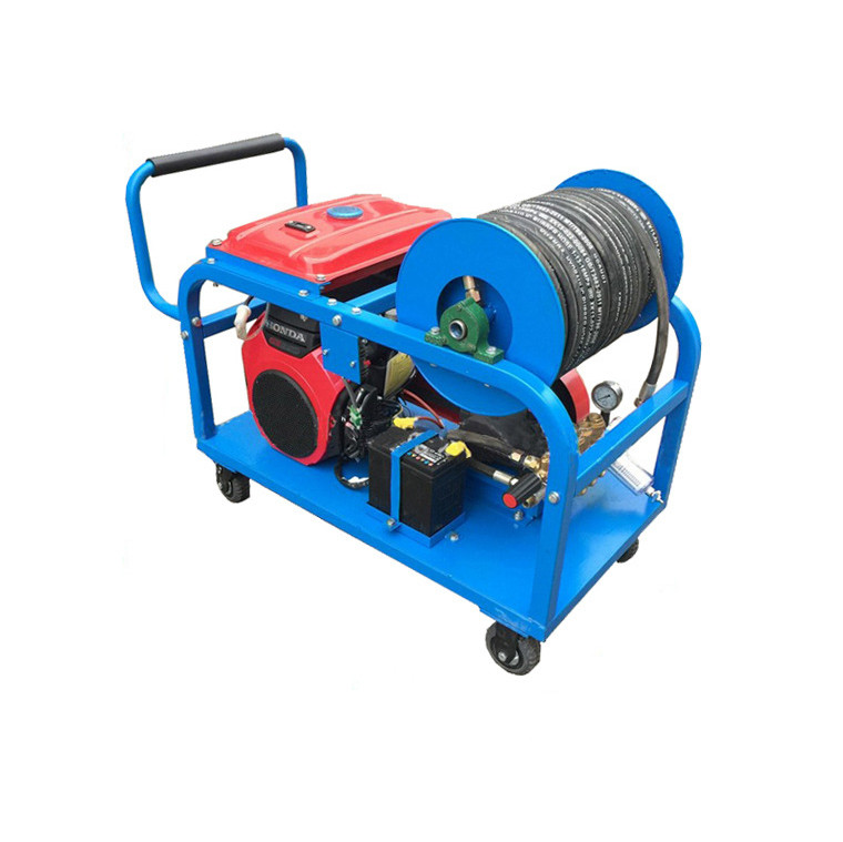 High Pressure Water Jet Sewer Cleaning Machine Dredging Municipal Sewage Pipes