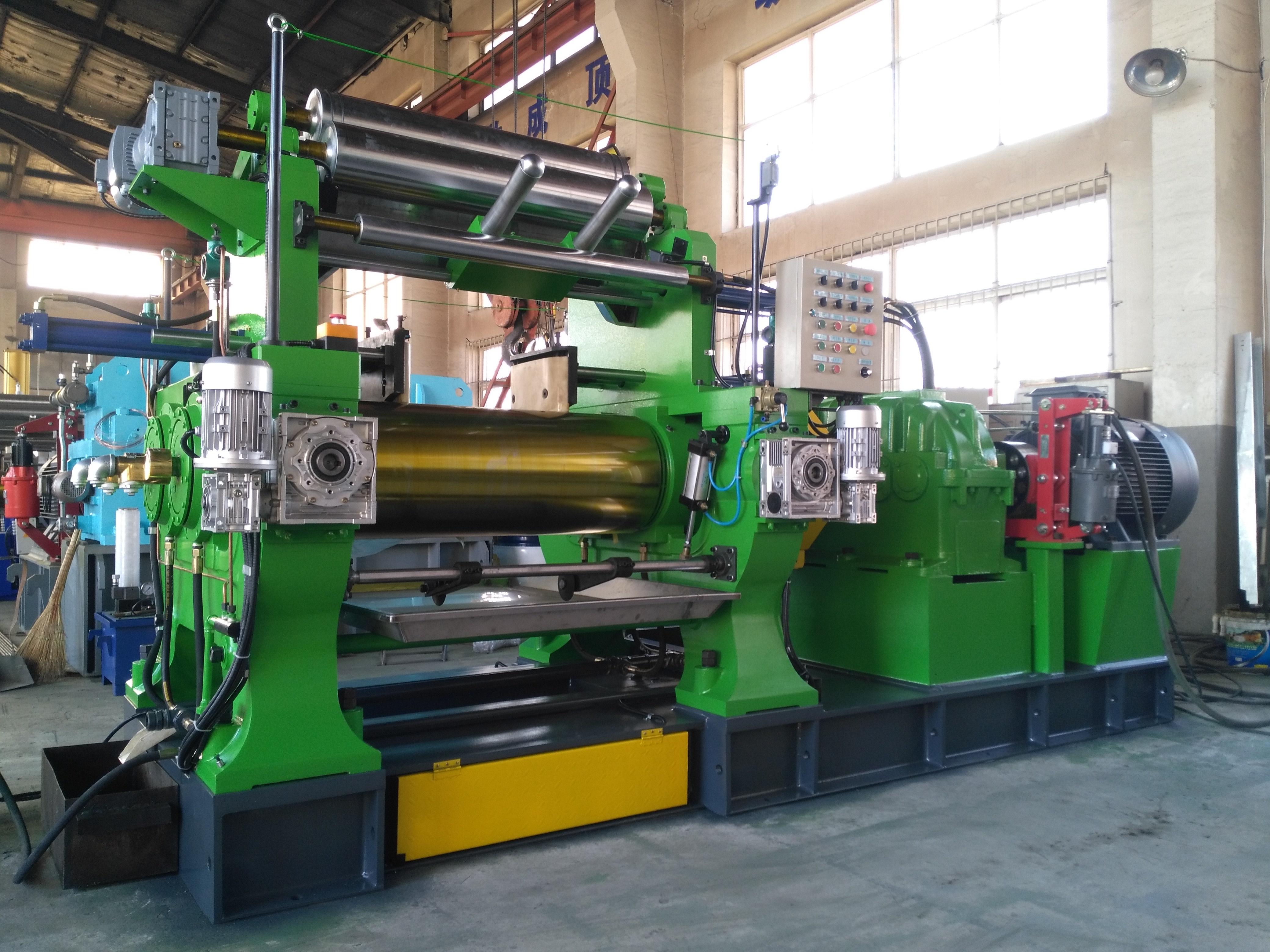 XK660 Two Roll Mixing Mill 245Kw Rubber Processing Machinery