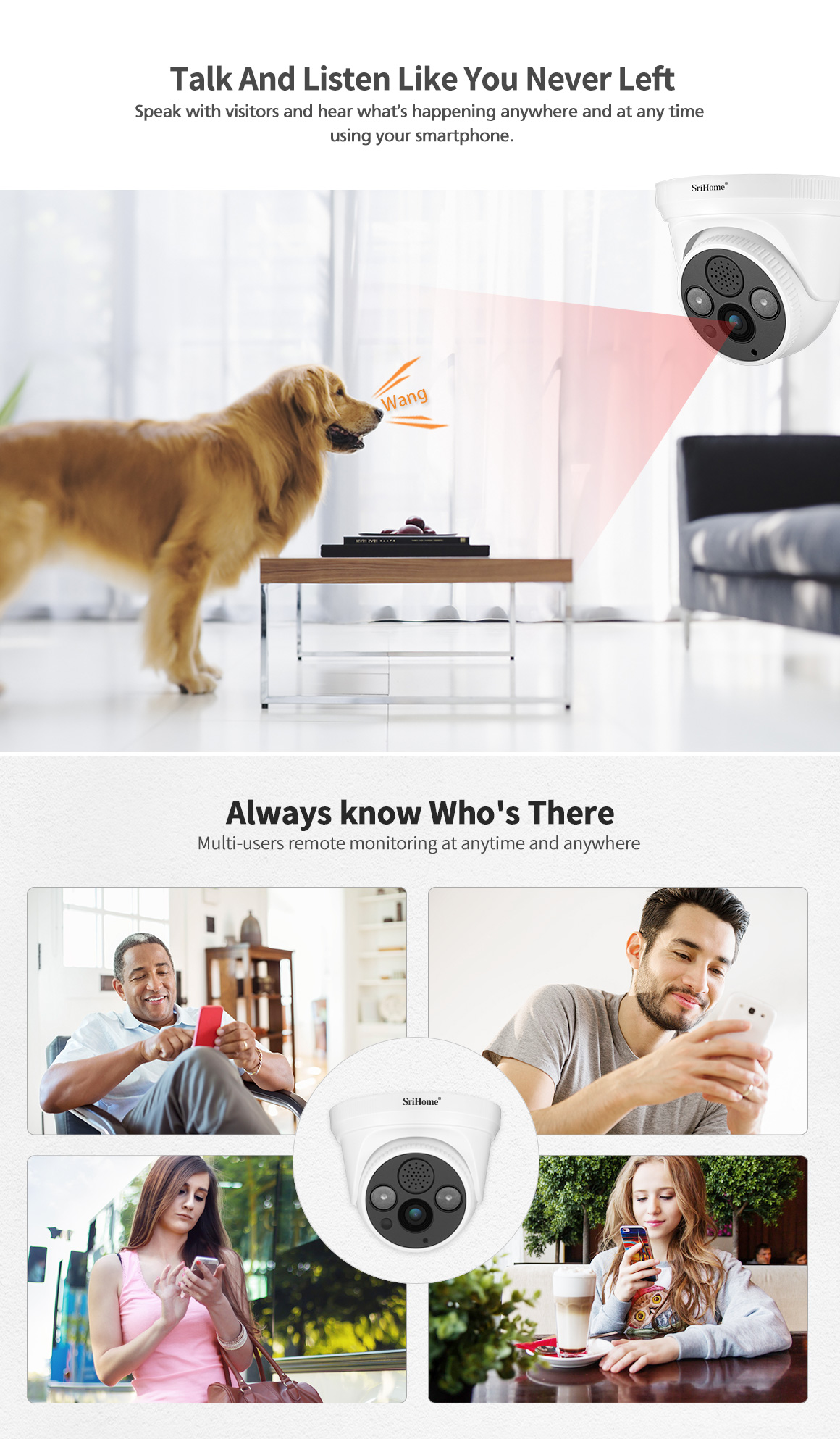H.264 128G 4mm 2-Way Audio WiFi 2.4G&RJ45 Poe Powered Home Surveillance Security Camera And Cctv Camera System