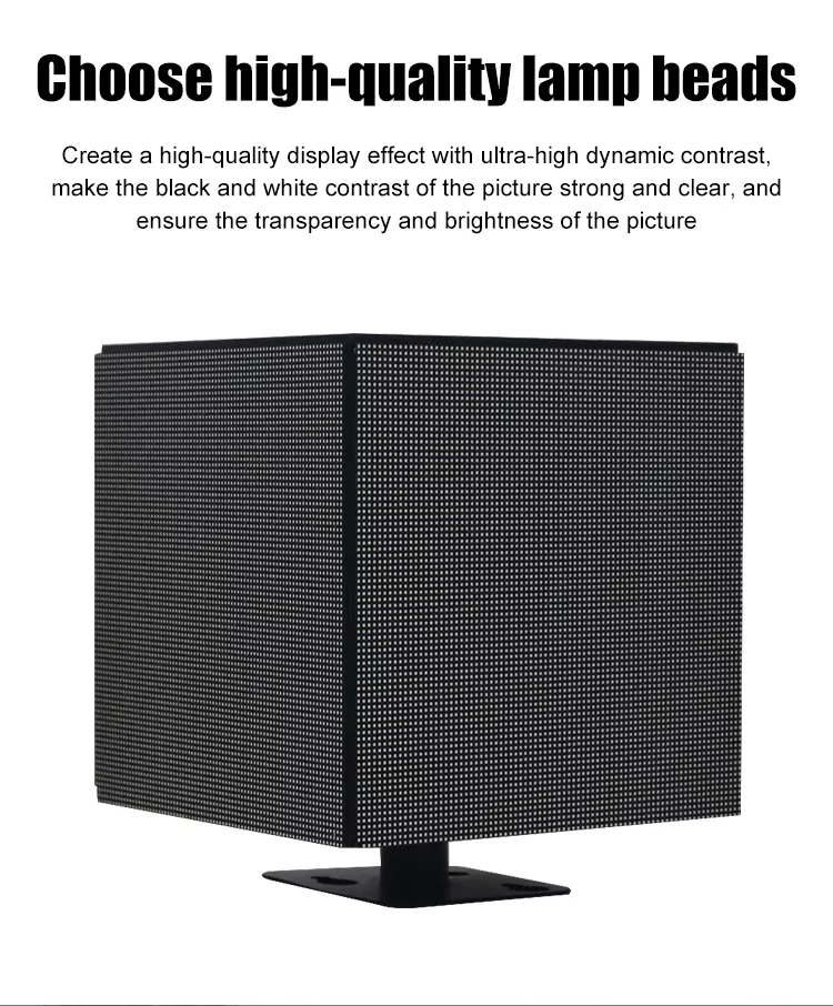 Cube LED Display Outdoor Waterproof 3D Video Rubik's Cube LED Display P2 P2.5 P3 P3.91 P4