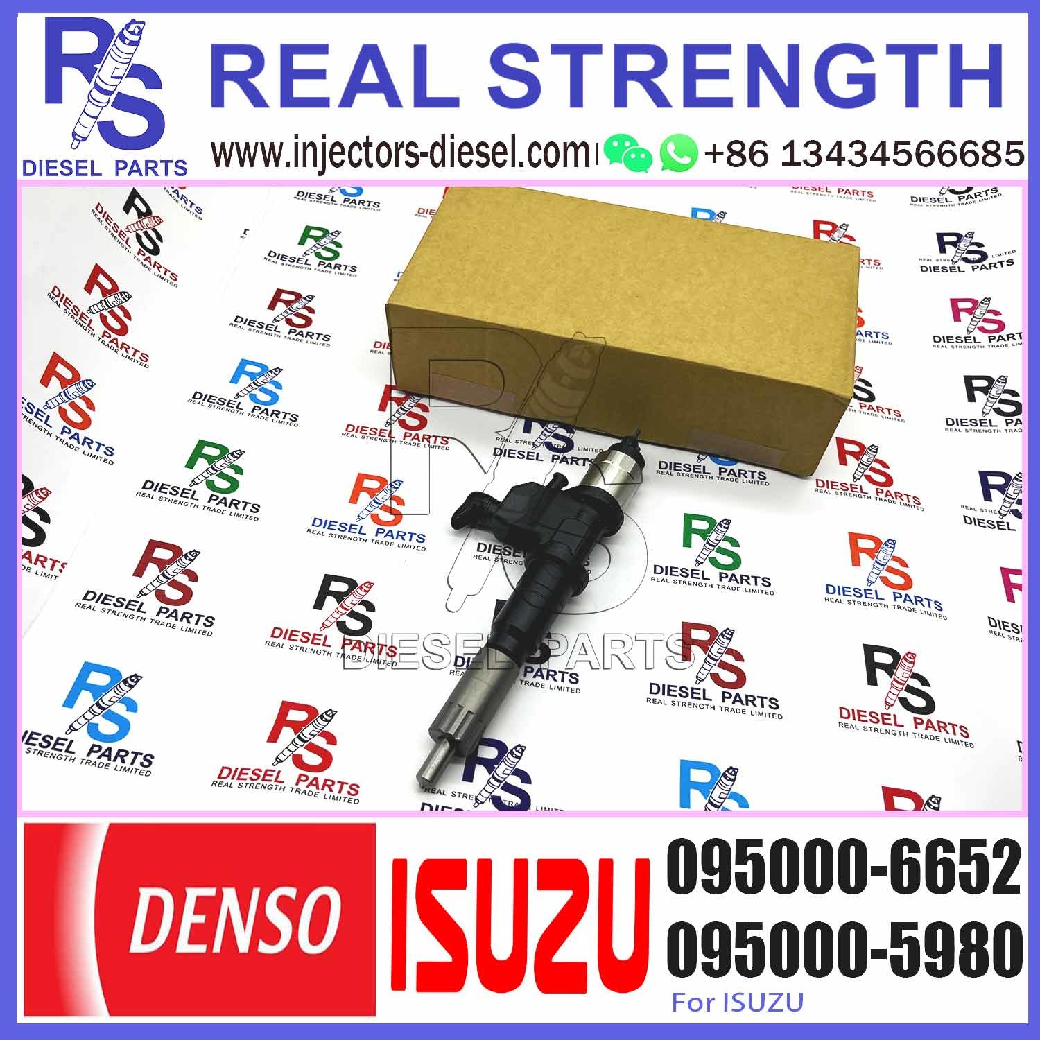 New Injector 095000-6650 095000-6651 095000-6652 for I-SUZU 8-98030550-0 8-98030550-1 8-98030550-2