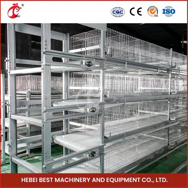 432cm2 Area Bird Chick Brooder Cage With 6 Tiers And Durable Rose