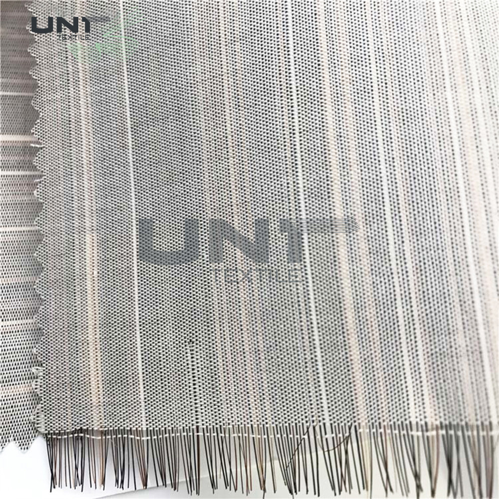 Fashionable Shrink Resistant Horsehair Interlining Smooth Handfeeling