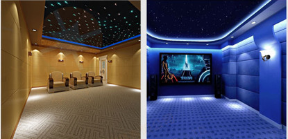 Iso9001fireproof 24mm Acoustic Polyester Fiber Sheets Board