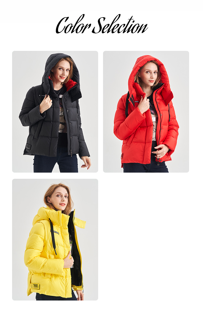 FODARLLOY 2022 High Quality Warm Hooded Lady Thin Cotton-padded Jacket Women Coat Lightweight Luxury Down Foldable Jacket