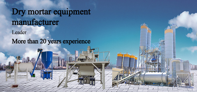 Factory Sale Dry Powder Mortar Production Line Wall Putty Sand Cement Mixing Equipment Ceramic Tile Adhesive Making Machine