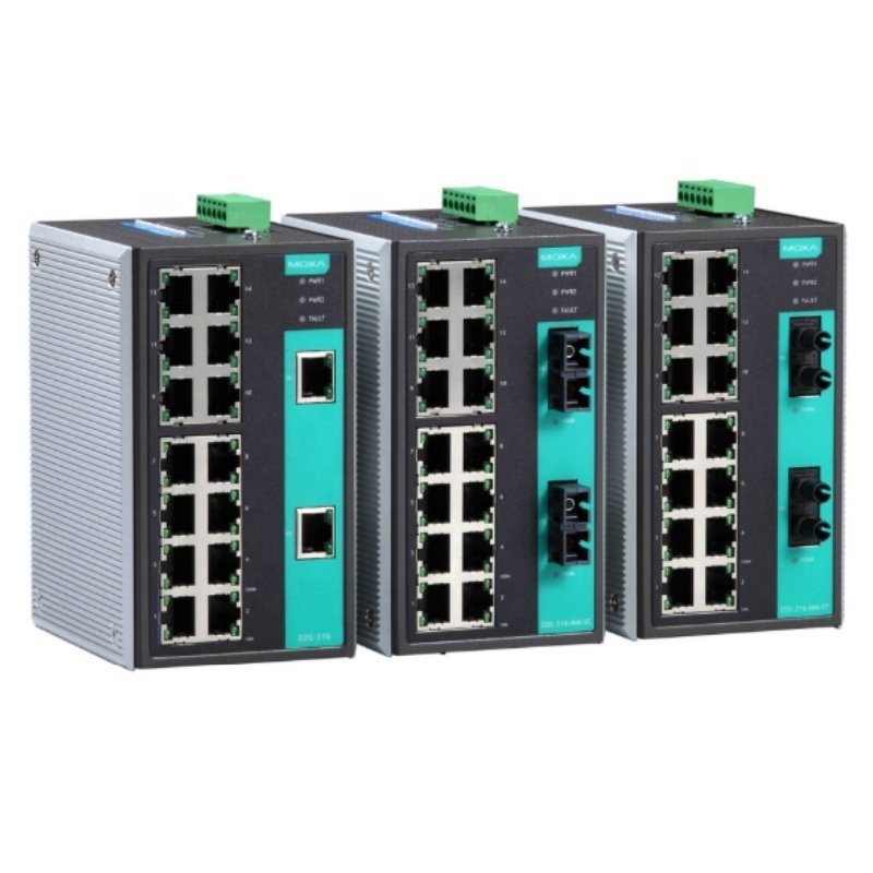 Original EDS-316 Series Networking Switch 16 Port Unmanaged Ethernet Switch