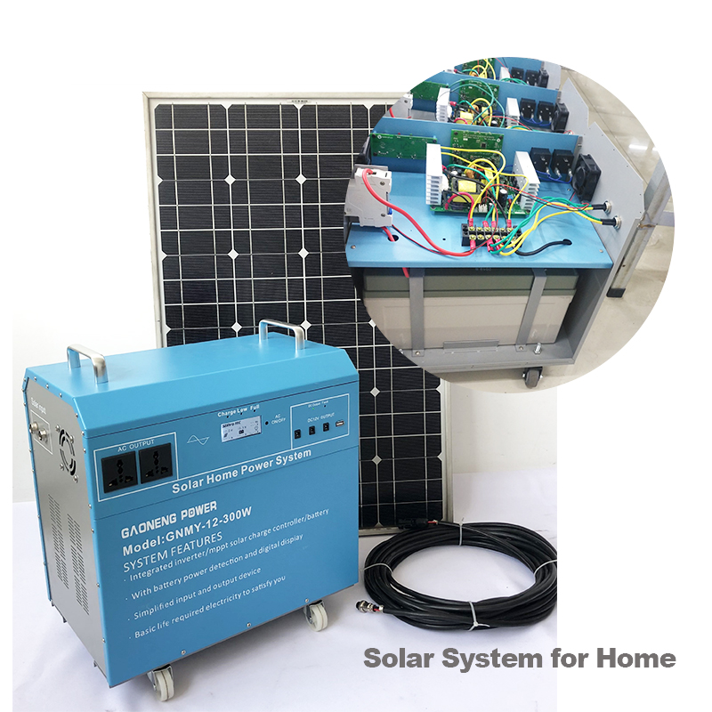 Off Grid 1.5KW home solar power system generator with 660W solar panel
