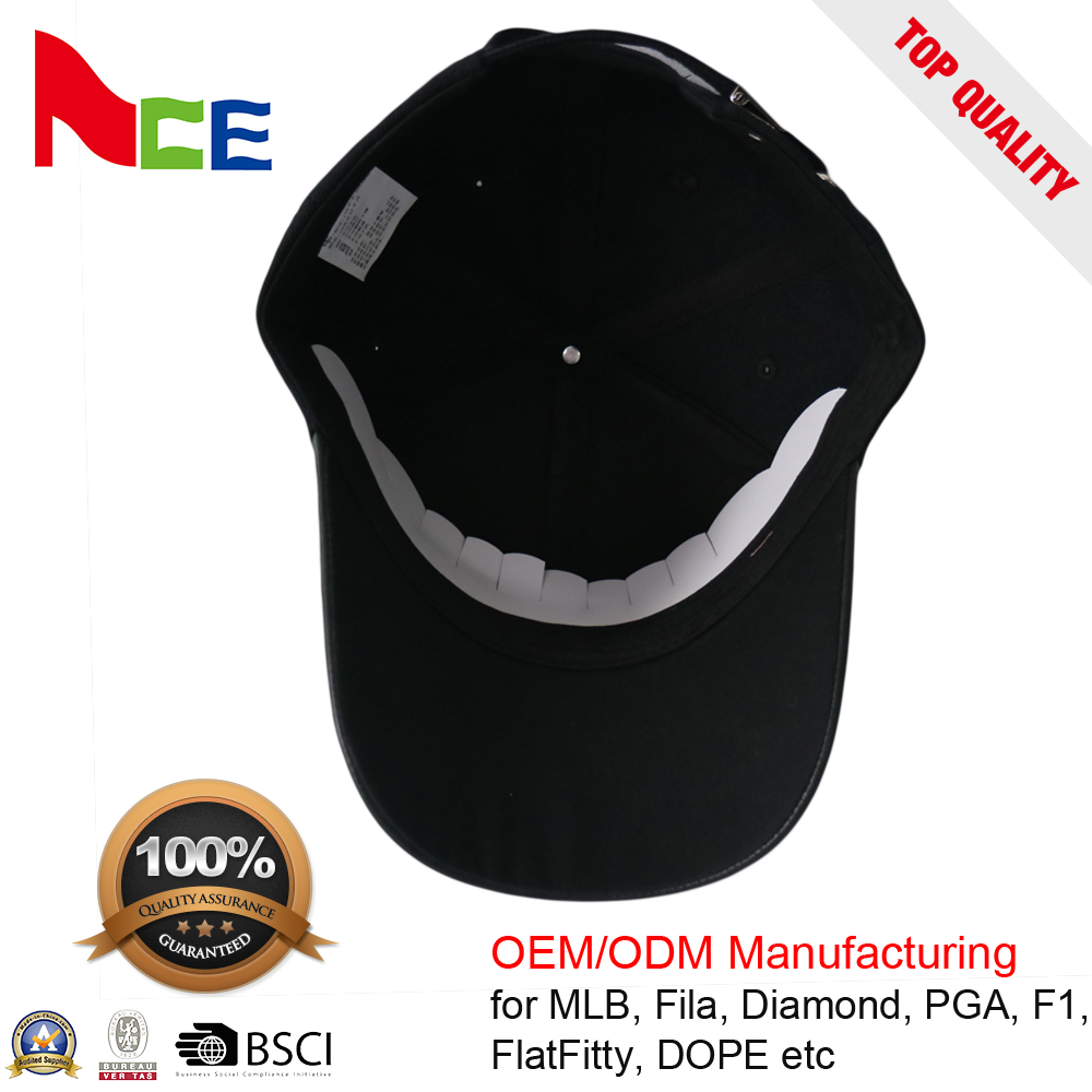 PU Sports Dad Hats Street style hats Black Pure Color For Unisex