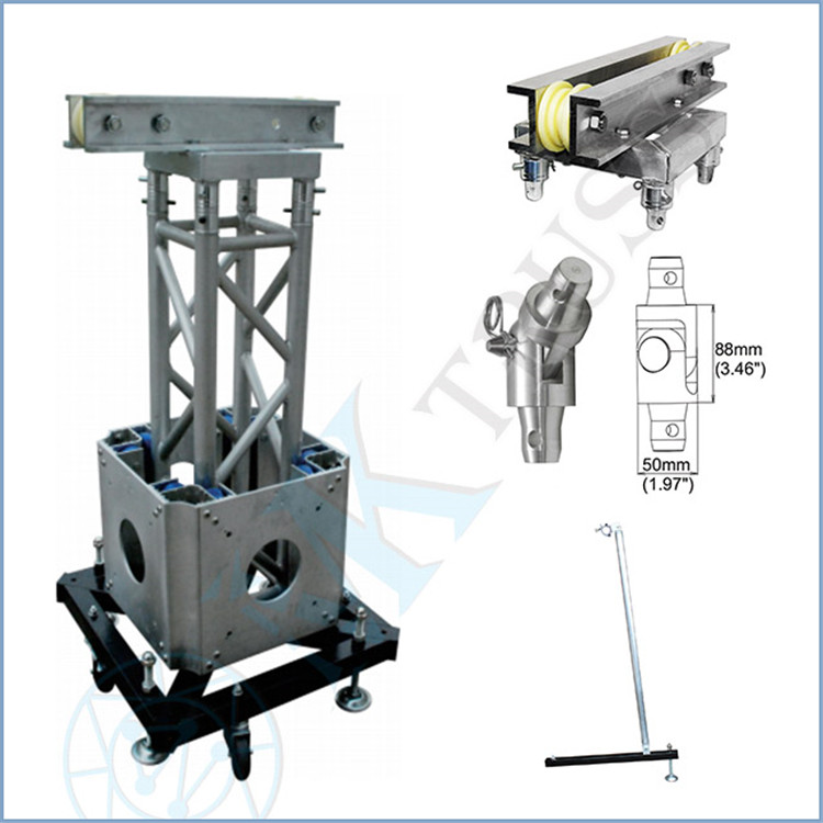 290mm/400mm Sleeve Block for To Fix Truss Aluminum Alloy Certificate and Stage Design