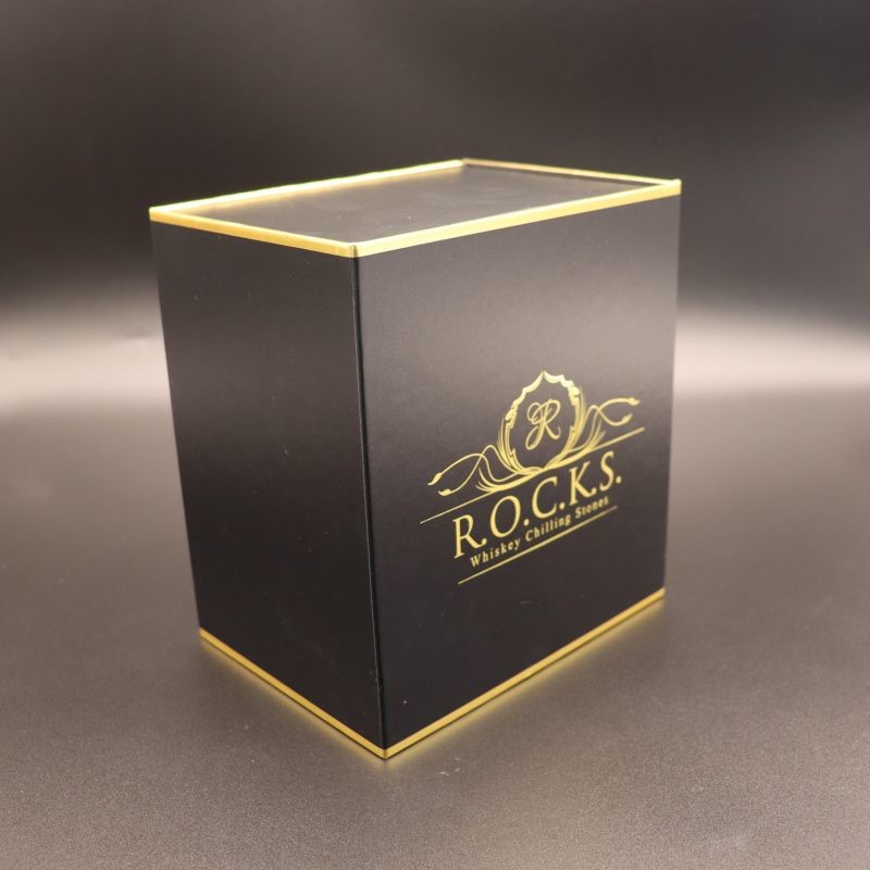 Greyboard C1S Luxury Gift Box Packaging Used For Whiskey Chilling Stones