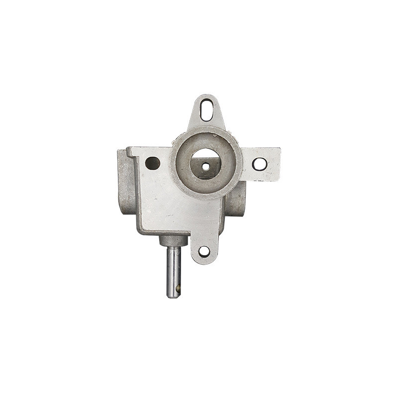 Electric industrial 450 fan part Aluminium motor gear box with motor shaft