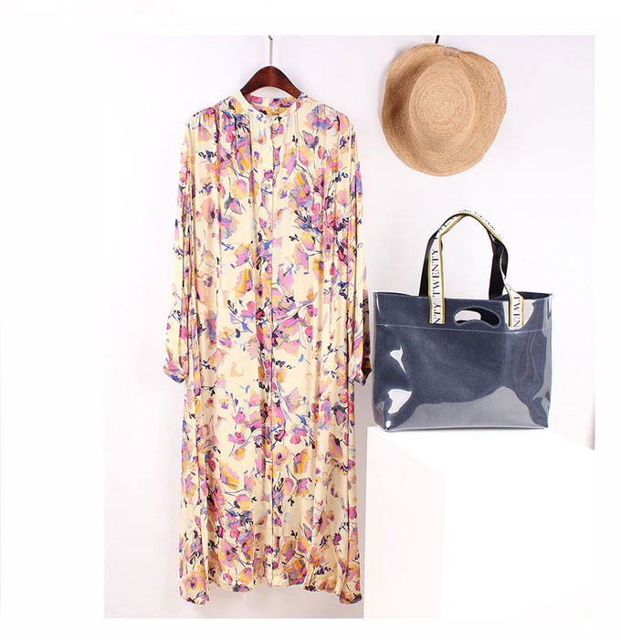 TPU Shopping Shoulder Denim Bag Two Layers