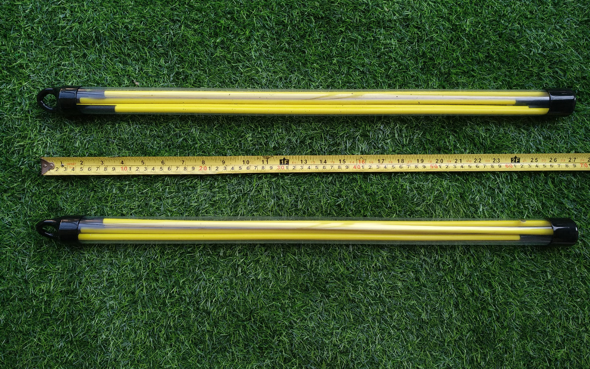 folded golf alignment stick , folding golf alignment sticks , two-double golf training aid