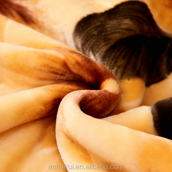 1kg-6kg Heavy Weight Mink Raschel Blanket for Winter Single and Double Layer Pattern