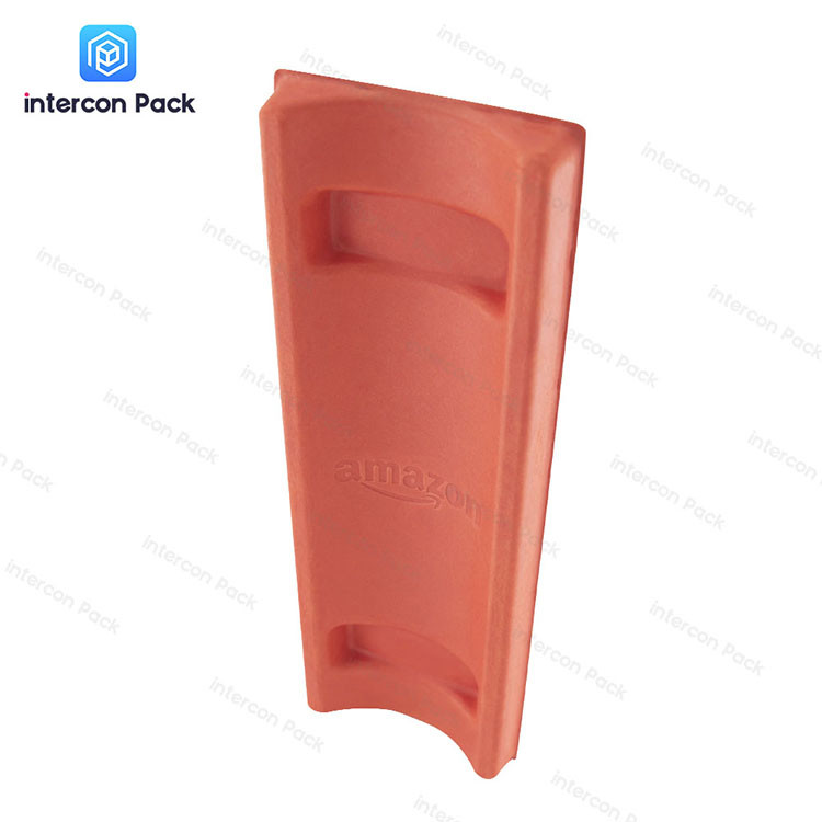 Electronic Product Molded Pulp Packaging 30x14cm Orange Color
