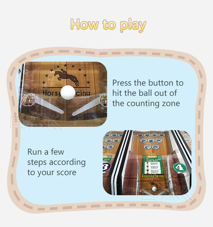 5 Players Horse Racing Amusement Game Machines Coin Arcade