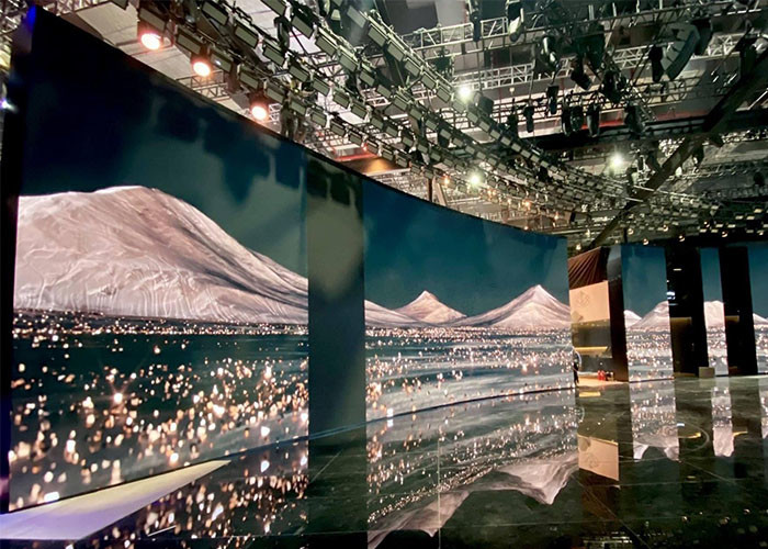 Full Color Indoor P3.9 LED Concert Screens rental Ultra Wide Viewing Angle
