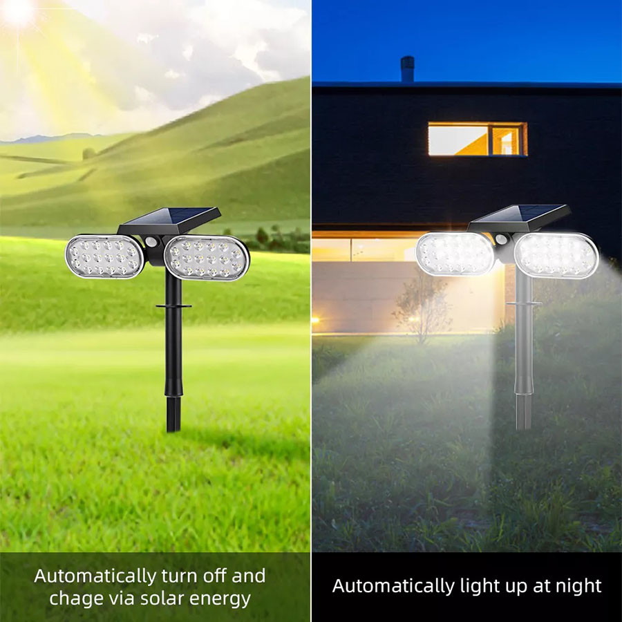 Bright Outdoor Solar Pathway Lights Waterproof Powered With Glass Stainless Steel