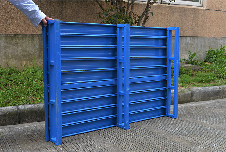 Customized 2 Way Steel Pallet warehouse pallet 500-2000 kg Load Capacity