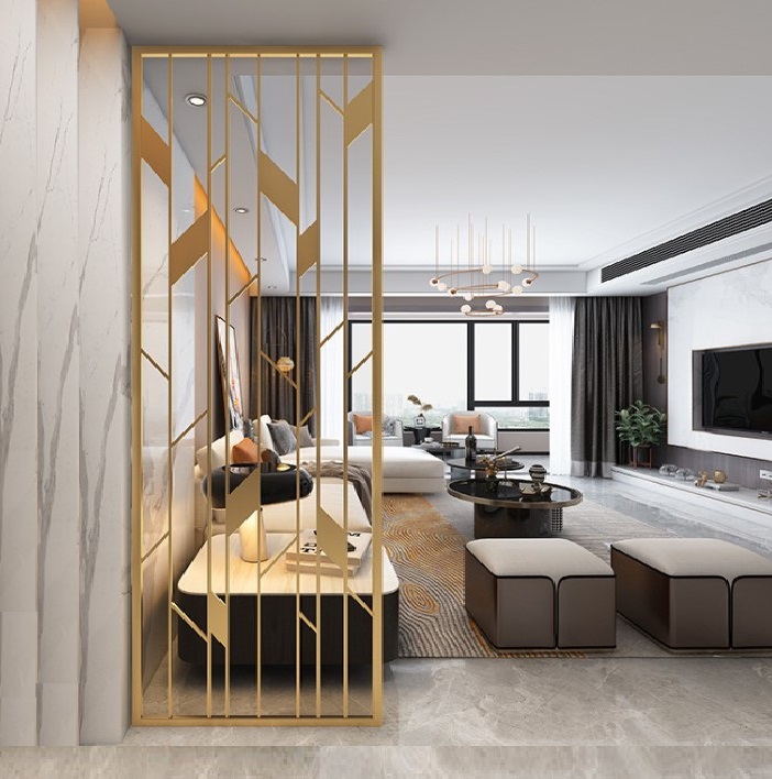 European style laser cut metal room screen dividers decorative wall panels