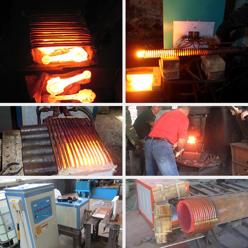 Portable High Frequency Induction Heating Machine for Hot Forging