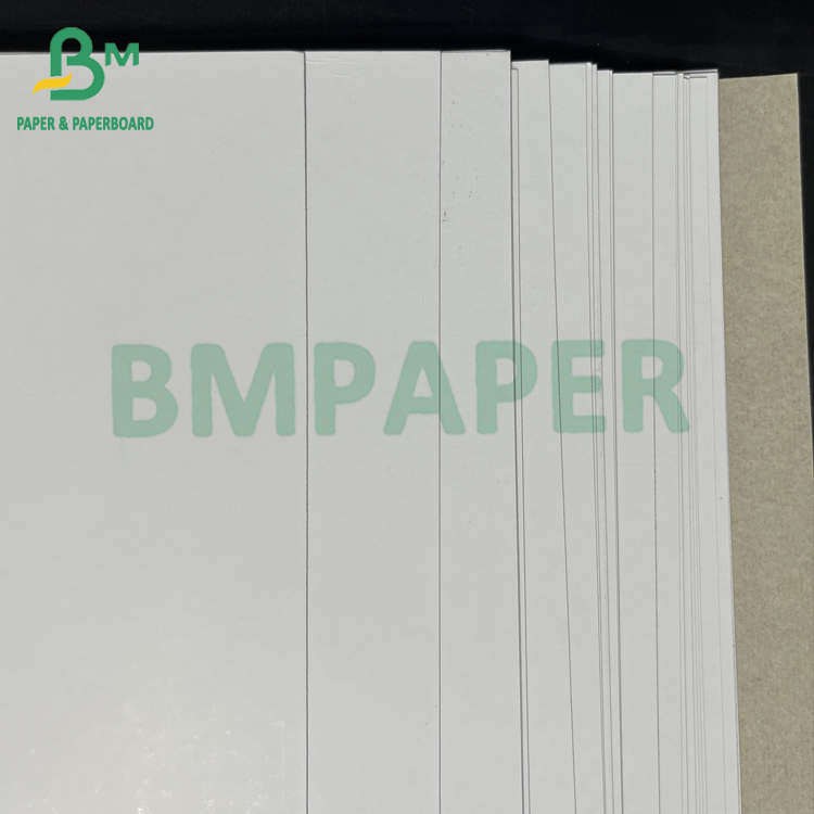 300 450 GSM High Stiffness Couche White Back Gray Carton Board