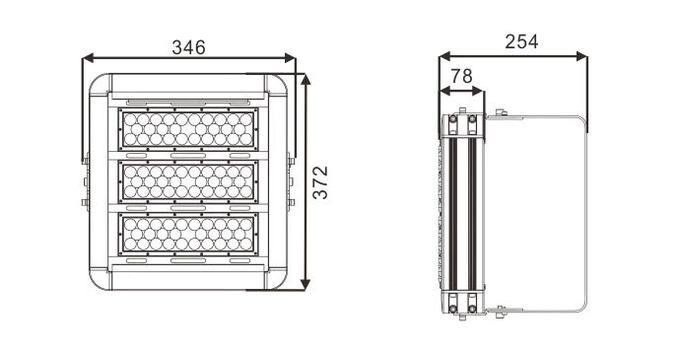 5000K 150W Outdoor LED Flood Lights Anti - Corrosion Industrial Led Floodlights