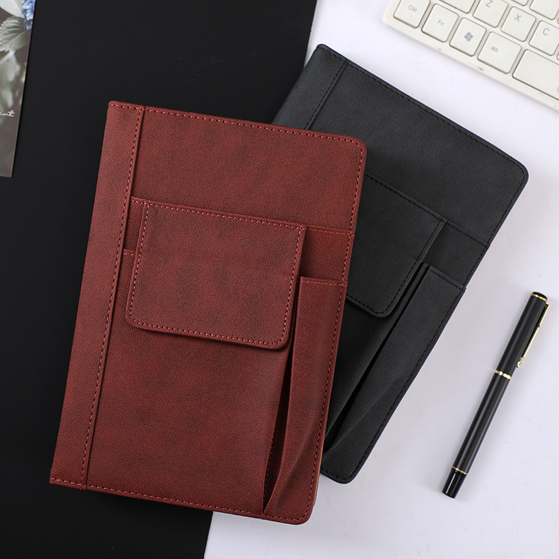 A5 Notebook Office Notepad with 44 Sheets Inner Pages Imitation Cloth PU Leather Cover