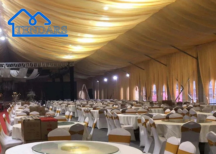 Custom Marquee Promotion Event Clear Roof Party Tent Sidewall Height 8m Large Tent Marquee