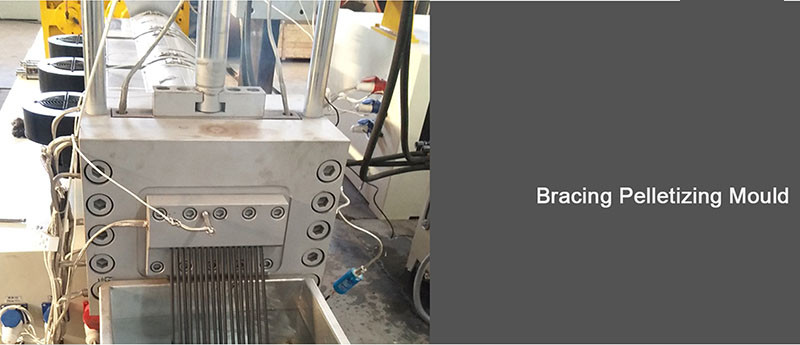 50 To 80r/Min Plastic Granules Machine Pe Granulating PP Production Line Waste Plastic Recycle