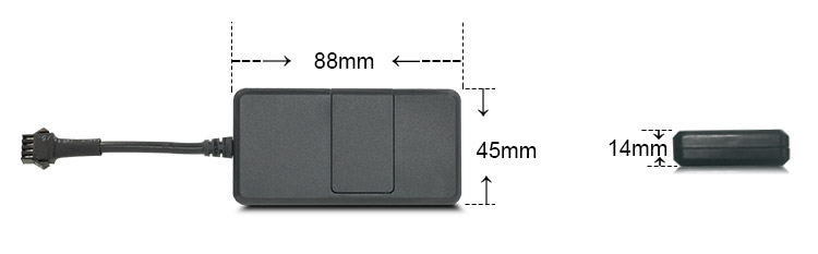 High Accuracy GSM GPRS Motorcycle GPS Tracker Ignition detection