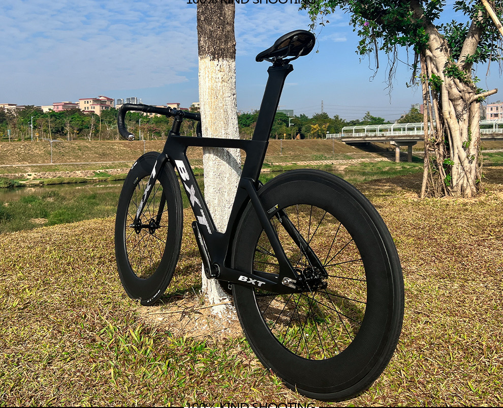 Carbon Fiber Fixed Gear Racing Track Bicycle 700C Aero Technology