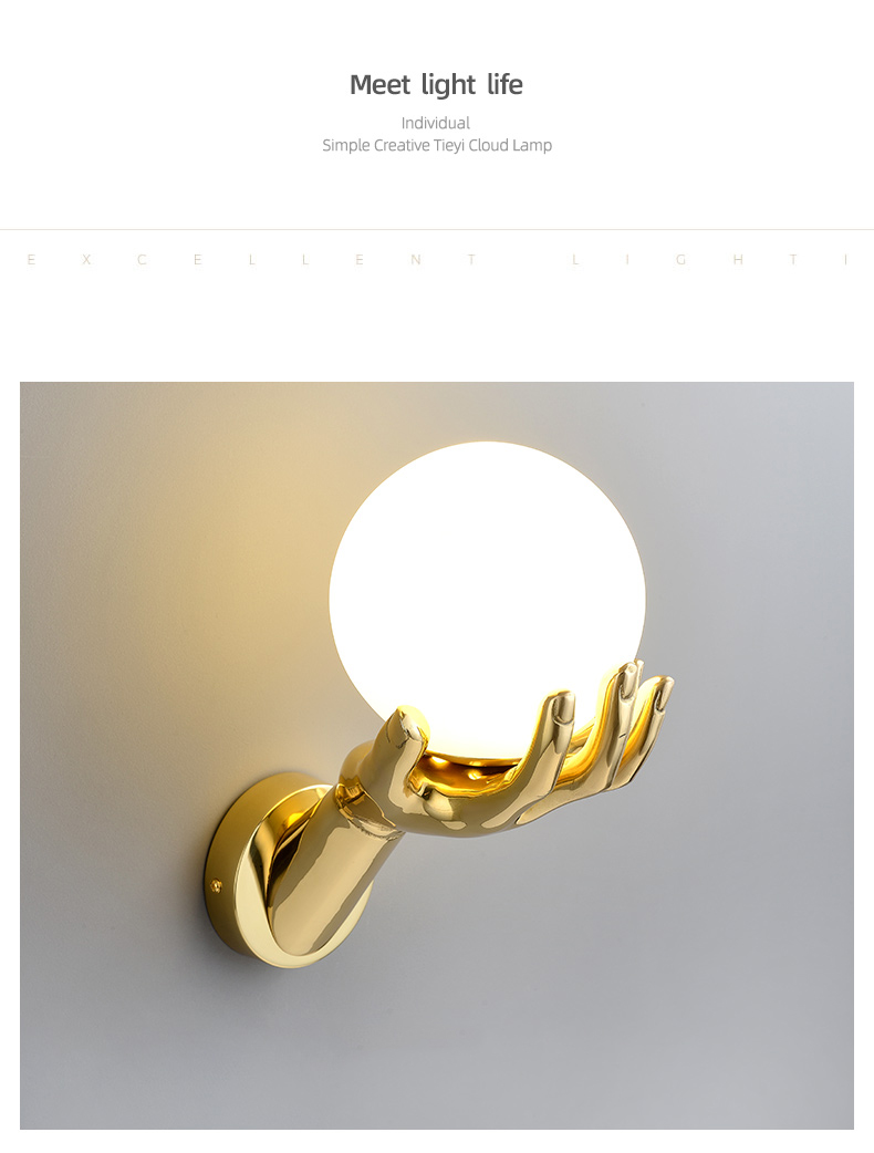 Modern Bedroom corridor Wall Lamp Luxury Living room Art Designer Creative ackground Wall Lamp(WH-OR-255)
