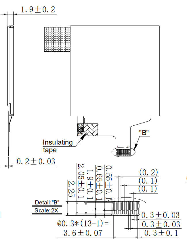 Small IPS TFT LCD Screen 1.3" Inch 240x240 Square Type Free Viewing Angle