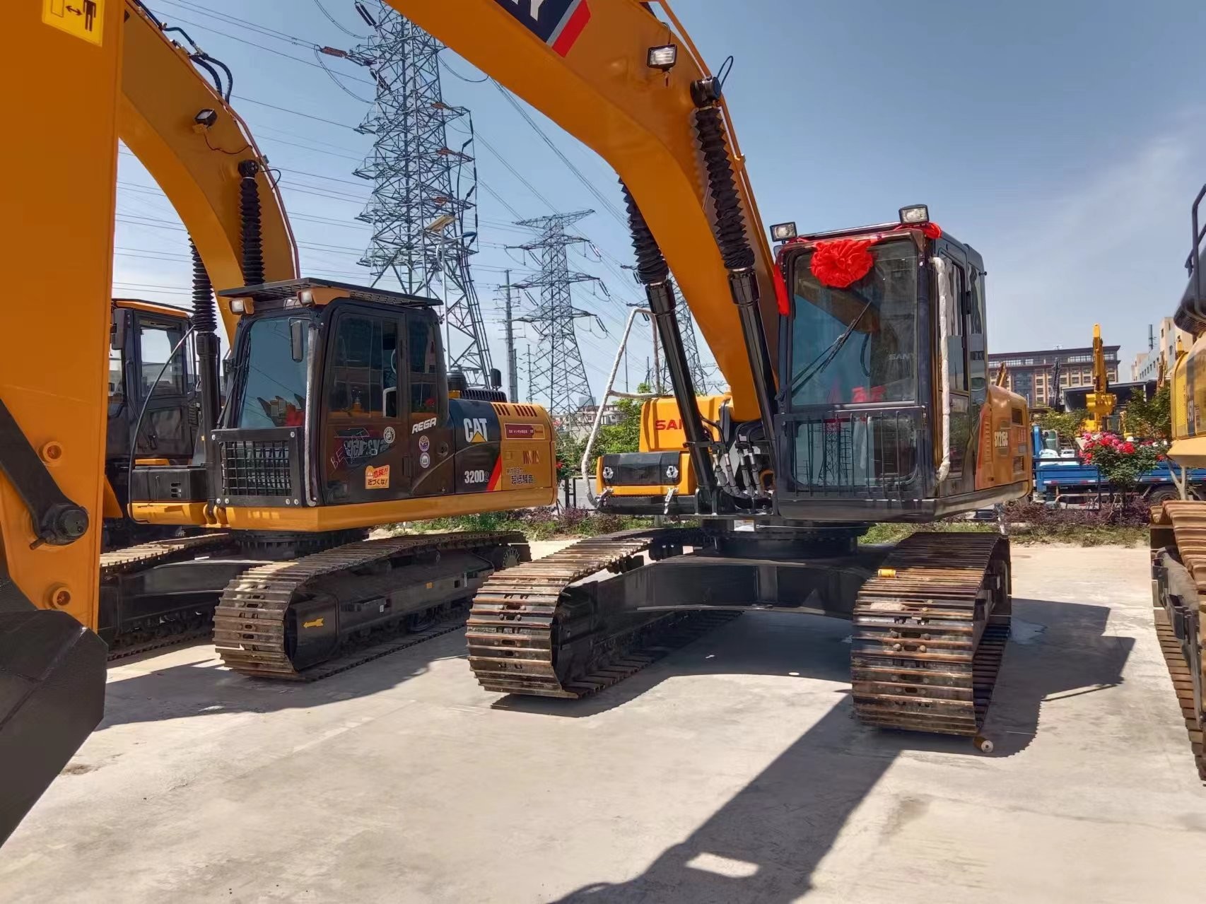 Used Digger SANY SY215C Excavator Machinery 21.5 Ton Operating Weight