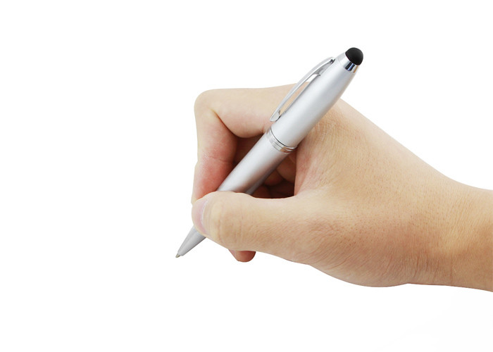 Metal Ballpoint Pen USB Flash Drive 16gb 3 In 1 Pendrive Memory Disk U Disk For Gift