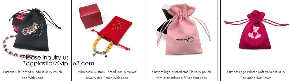 Black Satin Drawstring Bag With Gold Printing And Ribbon, Various Color Thick Matt Satin Dust Bag,Small Silver Satin Dra