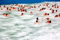 Buy cheap Biggest Outdoor Water Park Wave Pool Construction Strong Power With Stainless Steel Filter product